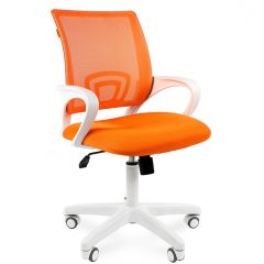 Кресло для оператора CHAIRMAN 696 white (ткань TW-16/сетка TW-66) в Нефтекамске - neftekamsk.mebel24.online | фото