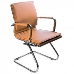 Кресло для посетителя Бюрократ CH-993-Low-V/Camel светло-коричневый в Нефтекамске - neftekamsk.mebel24.online | фото