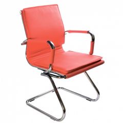 Кресло для посетителя Бюрократ CH-993-Low-V/Red красный в Нефтекамске - neftekamsk.mebel24.online | фото