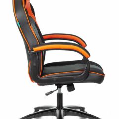 Кресло игровое Бюрократ VIKING 2 AERO ORANGE черный/оранжевый в Нефтекамске - neftekamsk.mebel24.online | фото 3