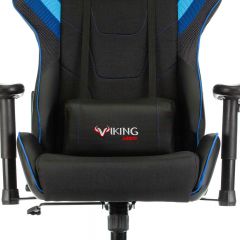 Кресло игровое Бюрократ VIKING 4 AERO BLUE черный/синий в Нефтекамске - neftekamsk.mebel24.online | фото 7
