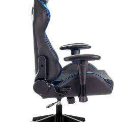 Кресло игровое Бюрократ VIKING 4 AERO BLUE черный/синий в Нефтекамске - neftekamsk.mebel24.online | фото 8