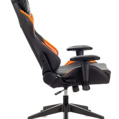 Кресло игровое Бюрократ VIKING 5 AERO ORANGE черный/оранжевый в Нефтекамске - neftekamsk.mebel24.online | фото 2