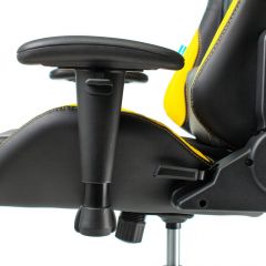 Кресло игровое Бюрократ VIKING 5 AERO YELLOW черный/желтый в Нефтекамске - neftekamsk.mebel24.online | фото 5