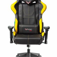 Кресло игровое Бюрократ VIKING 5 AERO YELLOW черный/желтый в Нефтекамске - neftekamsk.mebel24.online | фото 3