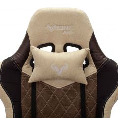 Кресло игровое Бюрократ VIKING 7 KNIGHT BR FABRIC коричневый/бежевый в Нефтекамске - neftekamsk.mebel24.online | фото 6