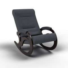 Кресло-качалка Вилла 11-Т-ГР (тканьвенге) ГРАФИТ в Нефтекамске - neftekamsk.mebel24.online | фото