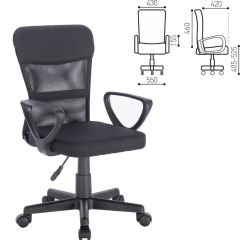 Кресло КОМПАКТНОЕ BRABIX "Jet MG-315" (черное) 531839 в Нефтекамске - neftekamsk.mebel24.online | фото 2