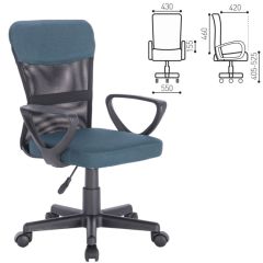 Кресло КОМПАКТНОЕ BRABIX "Jet MG-315" (серо-синее) 531842 в Нефтекамске - neftekamsk.mebel24.online | фото 2