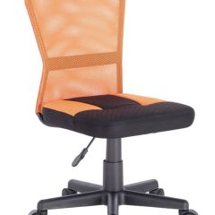Кресло компактное BRABIX "Smart MG-313" черное/оранжевое, 531844 в Нефтекамске - neftekamsk.mebel24.online | фото