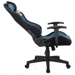 Кресло компьютерное BRABIX "GT Racer GM-100" (черное/голубое) 531818 в Нефтекамске - neftekamsk.mebel24.online | фото 5