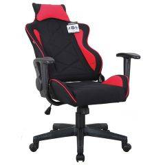 Кресло компьютерное BRABIX GT Racer GM-101 + подушка (ткань) черное/красное (531820) в Нефтекамске - neftekamsk.mebel24.online | фото 4