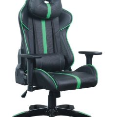 Кресло компьютерное BRABIX "GT Carbon GM-120" (черное/зеленое) 531929 в Нефтекамске - neftekamsk.mebel24.online | фото