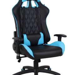 Кресло компьютерное BRABIX "GT Master GM-110" (черное/голубое) 531928 в Нефтекамске - neftekamsk.mebel24.online | фото