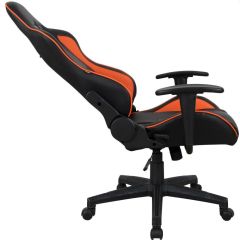 Кресло компьютерное BRABIX "GT Racer GM-100" (черное/оранжевое) 531925 в Нефтекамске - neftekamsk.mebel24.online | фото 4