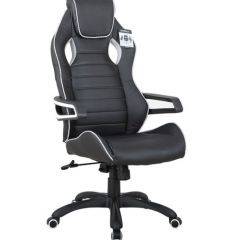 Кресло компьютерное BRABIX Techno Pro GM-003 (экокожа черное/серое, вставки серые) 531814 в Нефтекамске - neftekamsk.mebel24.online | фото 2