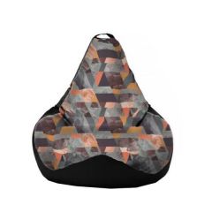 Кресло-мешок XL Snow Mango-Black в Нефтекамске - neftekamsk.mebel24.online | фото