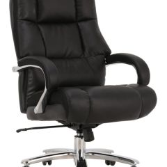 Кресло офисное BRABIX PREMIUM "Bomer HD-007" (рециклированная кожа, хром, черное) 531939 в Нефтекамске - neftekamsk.mebel24.online | фото
