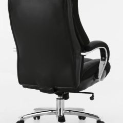Кресло офисное BRABIX PREMIUM "Bomer HD-007" (рециклированная кожа, хром, черное) 531939 в Нефтекамске - neftekamsk.mebel24.online | фото 4