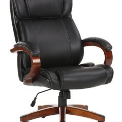 Кресло офисное BRABIX PREMIUM "Magnum EX-701" (дерево, рециклированная кожа, черное) 531827 в Нефтекамске - neftekamsk.mebel24.online | фото