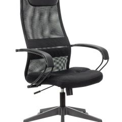 Кресло офисное BRABIX PREMIUM "Stalker EX-608 PL" (ткань-сетка/кожзам, черное) 532090 в Нефтекамске - neftekamsk.mebel24.online | фото
