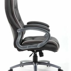 Кресло офисное BRABIX PREMIUM "Strong HD-009" (экокожа черная, ткань серая) 531945 в Нефтекамске - neftekamsk.mebel24.online | фото 3
