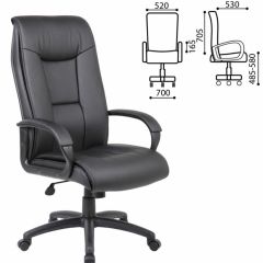 Кресло офисное BRABIX PREMIUM "Work EX-513" (экокожа, черное) 531943 в Нефтекамске - neftekamsk.mebel24.online | фото 2