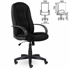 Кресло офисное BRABIX "Classic EX-685" (ткань E, черное) 532024 в Нефтекамске - neftekamsk.mebel24.online | фото 2
