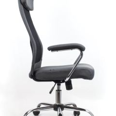 Кресло офисное BRABIX "Flight EX-540" (хром, ткань, сетка, серое) 531848 в Нефтекамске - neftekamsk.mebel24.online | фото 3