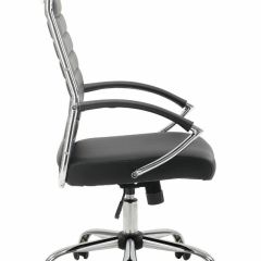 Кресло офисное BRABIX "Style EX-528", экокожа, хром, черное, 531947 в Нефтекамске - neftekamsk.mebel24.online | фото 3