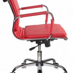 Кресло руководителя Бюрократ CH-993-LOW/RED красный в Нефтекамске - neftekamsk.mebel24.online | фото 2