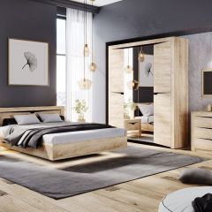 Кровать 1600 парящая с ПМ НКМ Версаль-5 секция №6 в Нефтекамске - neftekamsk.mebel24.online | фото 2