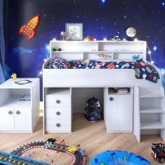 Кровать-чердак Малыш 5 (Винтерберг) в Нефтекамске - neftekamsk.mebel24.online | фото 10