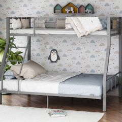 Кровать двухъярусная "Гранада-1 140" Серый в Нефтекамске - neftekamsk.mebel24.online | фото