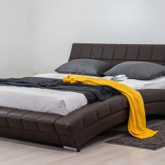 Кровать двойная Оливия 160 + ортопед. основание в Нефтекамске - neftekamsk.mebel24.online | фото