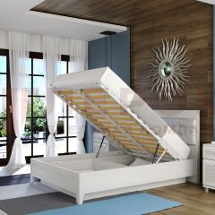 Кровать КР-1072 с мягким изголовьем в Нефтекамске - neftekamsk.mebel24.online | фото 5