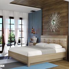 Кровать КР-1073 с мягким изголовьем в Нефтекамске - neftekamsk.mebel24.online | фото