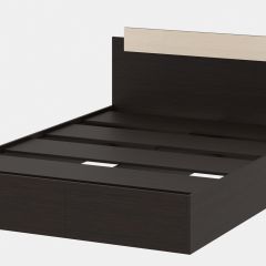 СОФИЯ Кровать КР 1400 (венге/дуб белфорт) щиты в Нефтекамске - neftekamsk.mebel24.online | фото