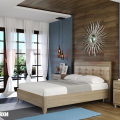Кровать КР-2072 с мягким изголовьем в Нефтекамске - neftekamsk.mebel24.online | фото