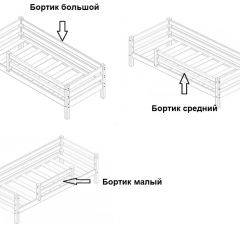 Кровать одноярусная Сонечка (800*1900) модульная в Нефтекамске - neftekamsk.mebel24.online | фото 3