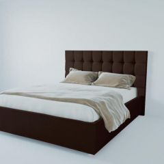 Кровать Венеция без основания 800 (экокожа коричневая) в Нефтекамске - neftekamsk.mebel24.online | фото 1