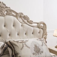 Кровать с мягким изголовьем Патрисия (1800) крем в Нефтекамске - neftekamsk.mebel24.online | фото 5