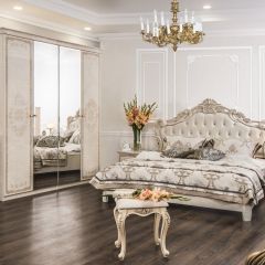 Кровать с мягким изголовьем Патрисия (1800) крем в Нефтекамске - neftekamsk.mebel24.online | фото 6