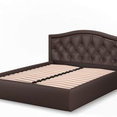 Кровать Стелла 1200 + Основание (Лесмо brown) коричневый в Нефтекамске - neftekamsk.mebel24.online | фото 3