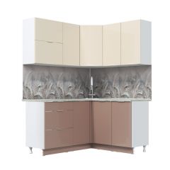 Кухонный гарнитур Асти-латте угловой 1,4*1,6 в Нефтекамске - neftekamsk.mebel24.online | фото 3
