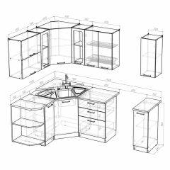 Кухонный гарнитур Лира оптима 1500*1800 в Нефтекамске - neftekamsk.mebel24.online | фото 3