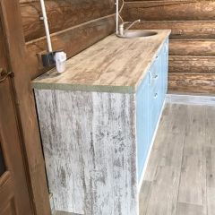 Кухонный гарнитур Принцесса угловой 1200*2400 Арктик/Мурено (модульный) Горизонт в Нефтекамске - neftekamsk.mebel24.online | фото 12