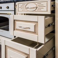 Кухонный гарнитур Верона (крем) модульная в Нефтекамске - neftekamsk.mebel24.online | фото 4
