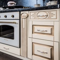 Кухонный гарнитур Верона (крем) модульная в Нефтекамске - neftekamsk.mebel24.online | фото 5
