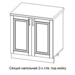 Кухонный гарнитур Верона (крем) модульная в Нефтекамске - neftekamsk.mebel24.online | фото 16